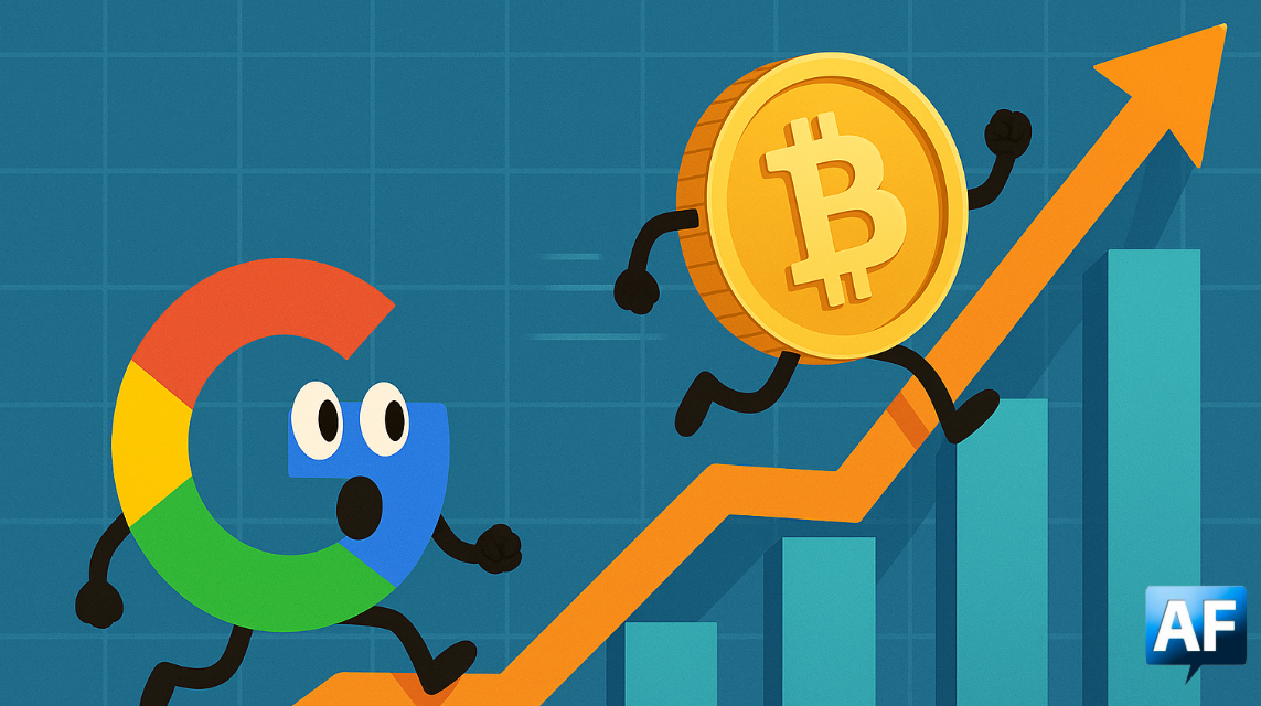 Bitcoin Surpasses Google to Claim the Title of Fifth Most Valuable Asset