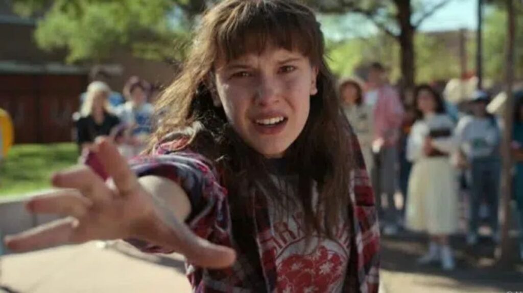 Eleven in stranger things