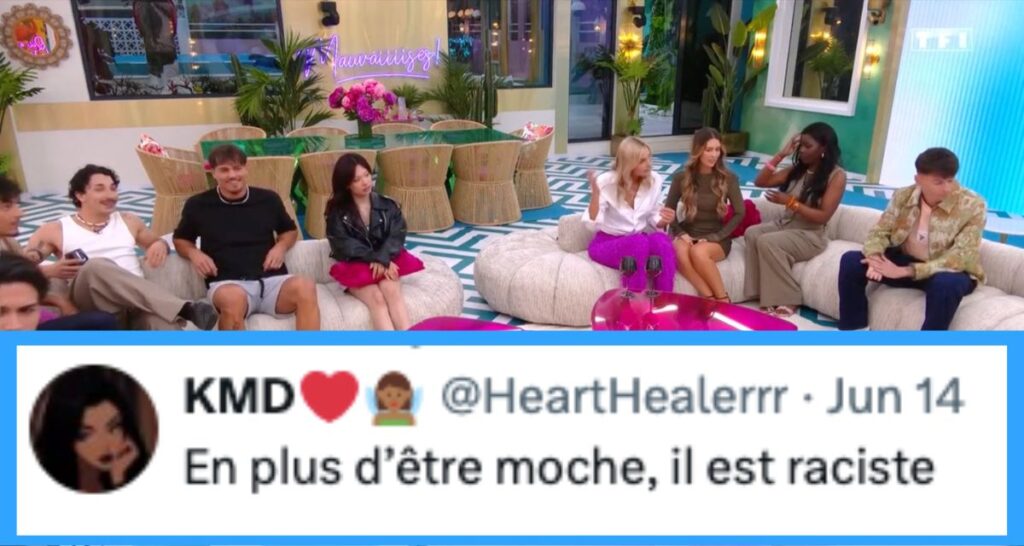 Former Secret Story 2025 contestant faces racism allegations, sparking fierce reactions on Twitter.