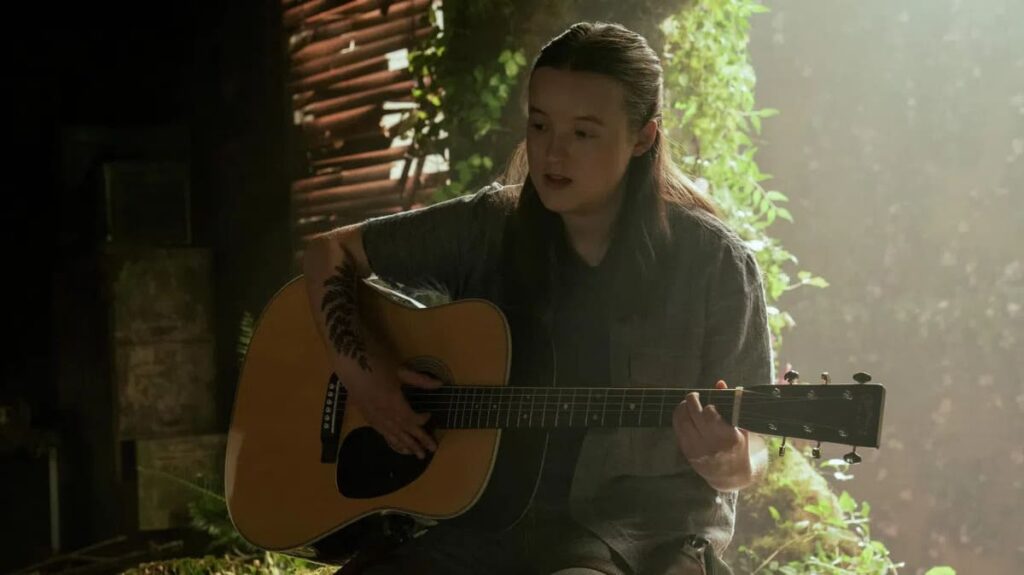 Guitar playing scene in TLOU S2