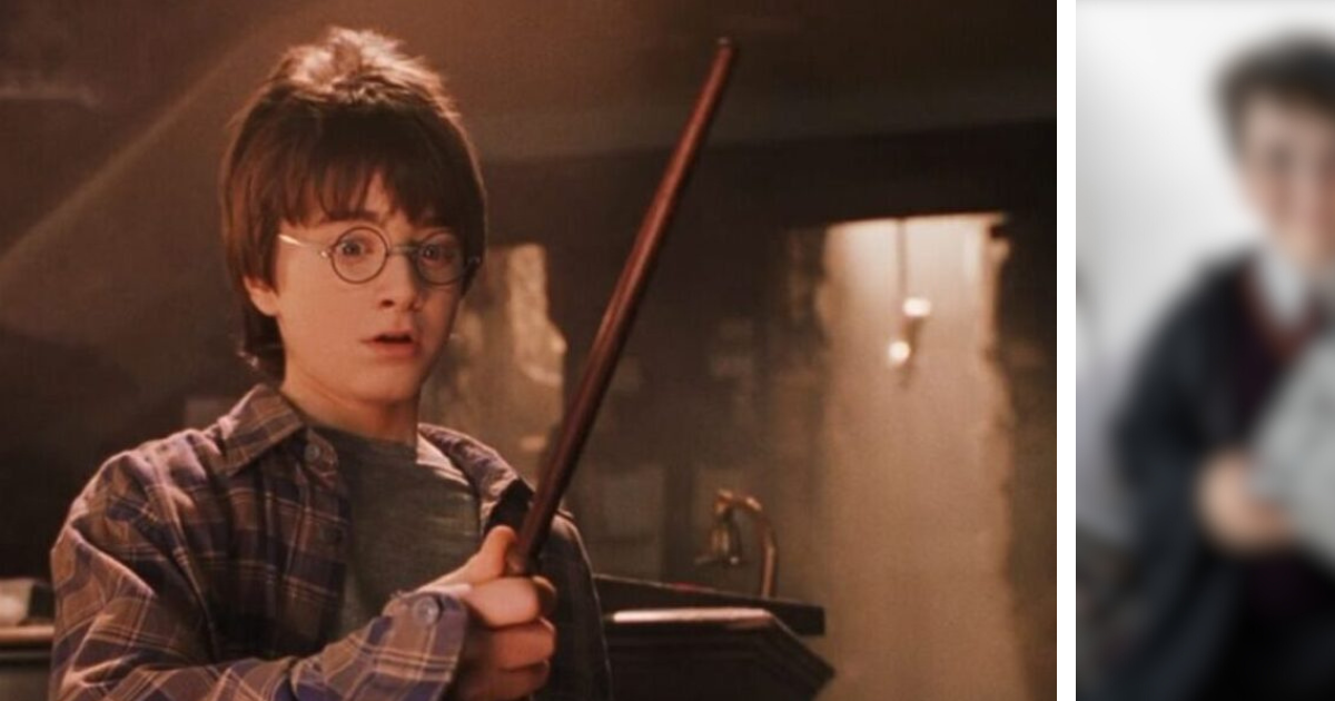 Harry Potter series reveals first glimpse of Harry in costume.