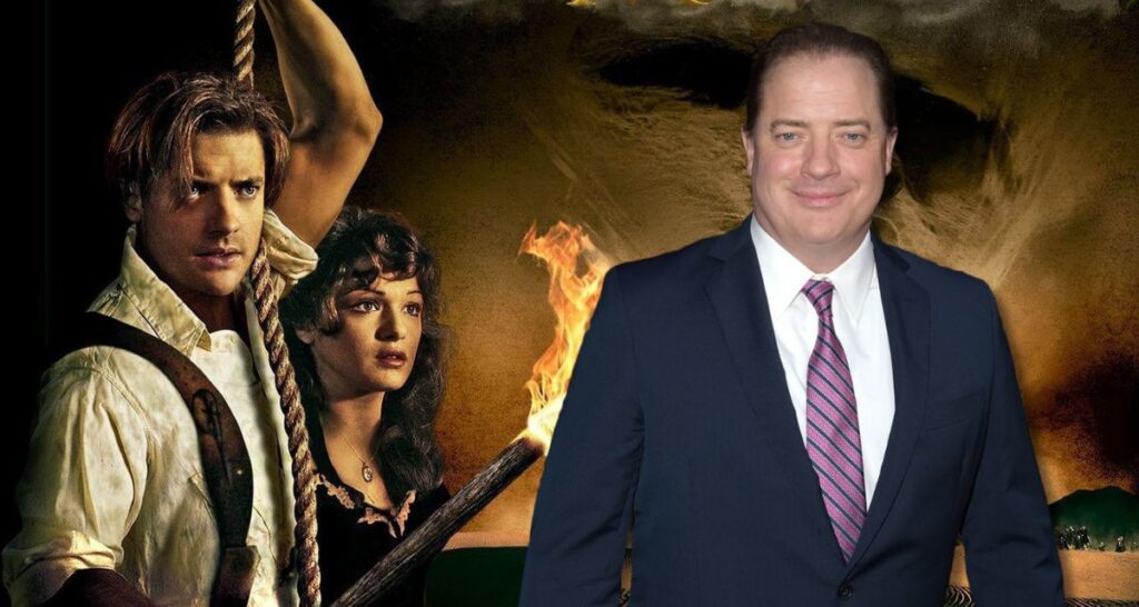 The mummy: brace yourself for a startling transformation of Brendan Fraser.