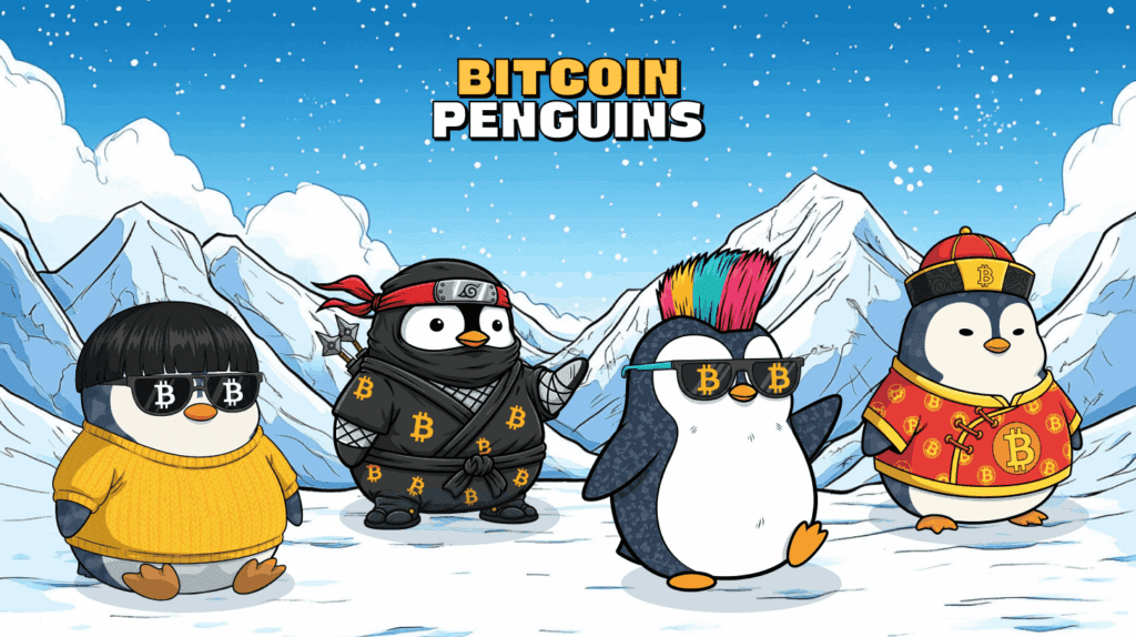 Bitcoin Penguins pre-sale sparks frenzy as meme culture collides with the power of BTC.