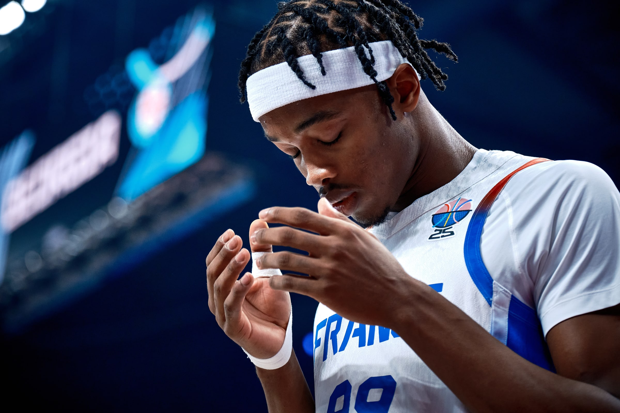 Bilal Coulibaly undergoes thumb surgery, sidelining him for the start of the regular season.