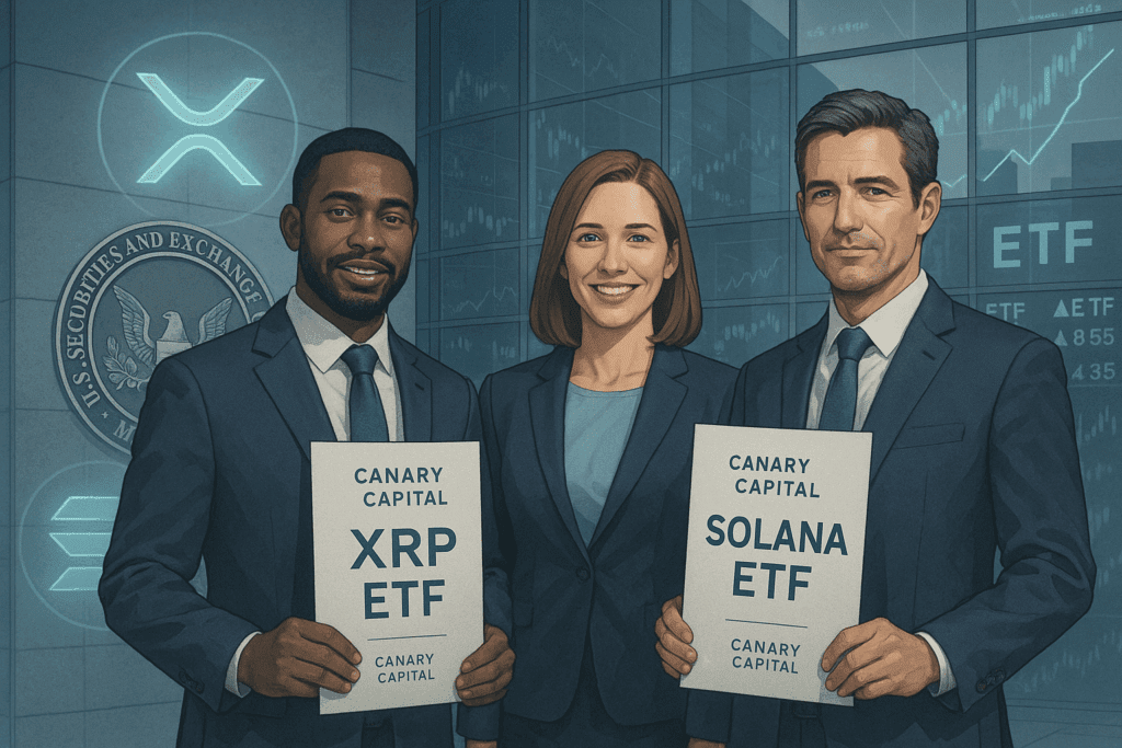 Canary Capital inches closer to SEC approval for XRP and Solana ETFs amid broader cryptocurrency ETF momentum.