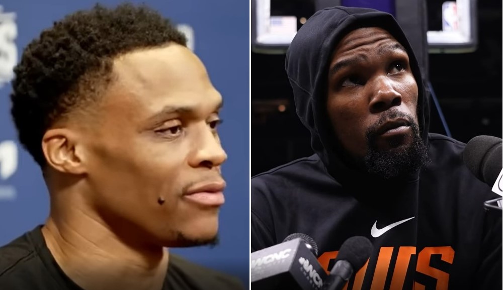 Could a Houston reunion with Russell Westbrook be in the cards? Kevin Durant calls it "fantastic."