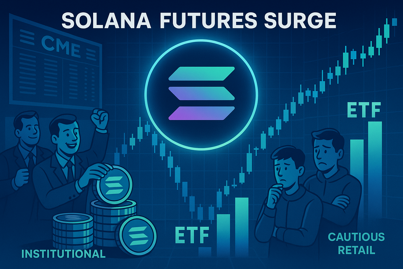 Solana futures surge as institutional interest drives open interest to historic highs.