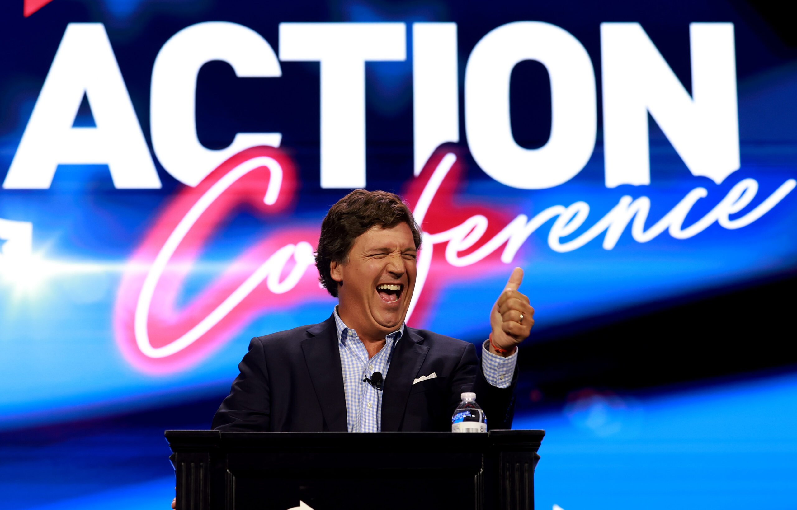 Tucker Carlson's fortune may stem more from his biological mother's disinheritance than his stepmother's Swanson Frozen Foods legacy.