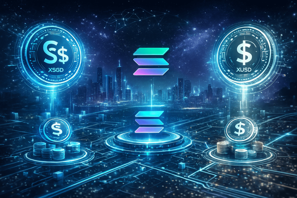 StraitsX from Singapore to launch XSGD and XUSD stablecoins on the Solana blockchain.