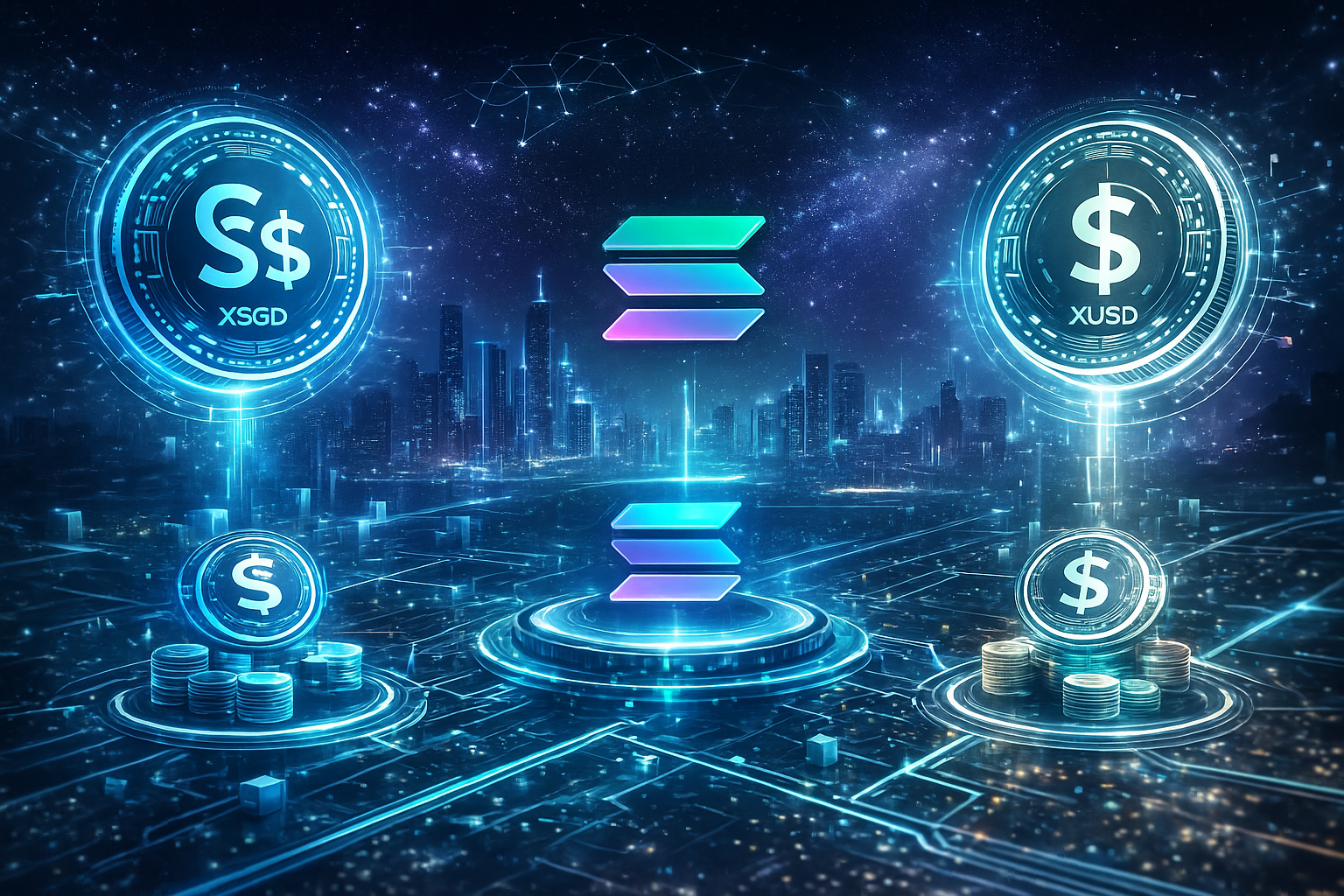 StraitsX from Singapore to launch XSGD and XUSD stablecoins on the Solana blockchain.