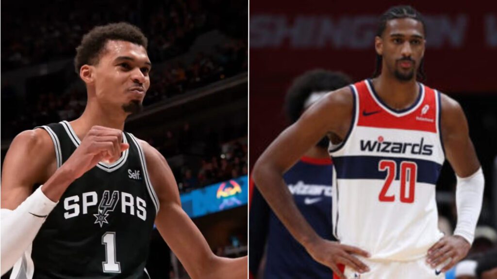 Victor Wembanyama faces off against Alexandre Sarr in a highly anticipated showdown in Washington.