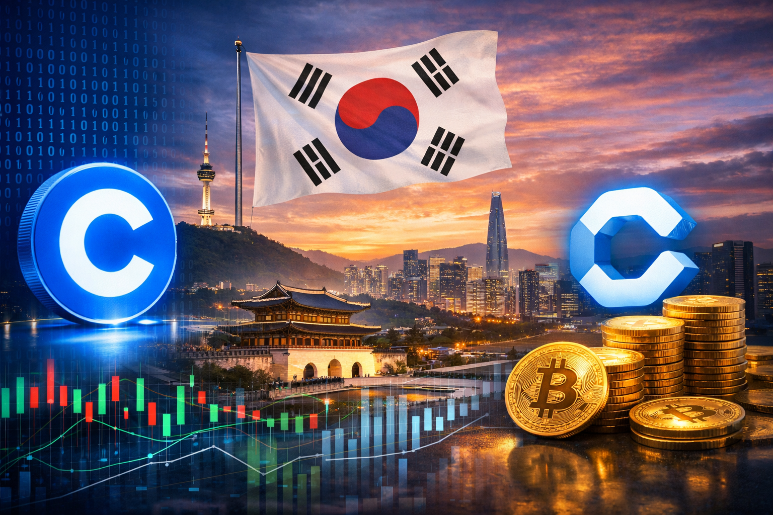 Coinbase takes a stake in Coinone as cryptocurrency trading surges in South Korea.