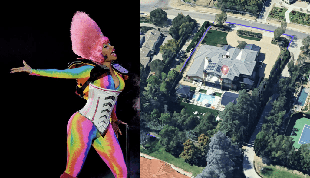 Nicki Minaj's $20 million mansion narrowly escaped auction after she settled a $503,000 judgment at the last moment.