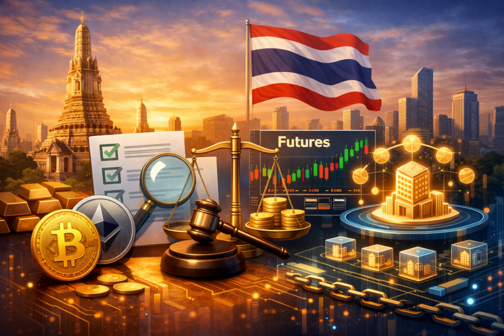 Thailand embraces the future with crypto ETFs, futures contracts, and tokenized investment products.