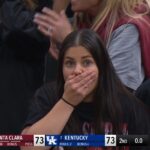 A thrilling showdown: the chaotic finish between Kentucky and Santa Clara in March Madness.