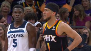 NBA showdown: Wolves and Suns clash for a critical spot in the Western Conference top six.