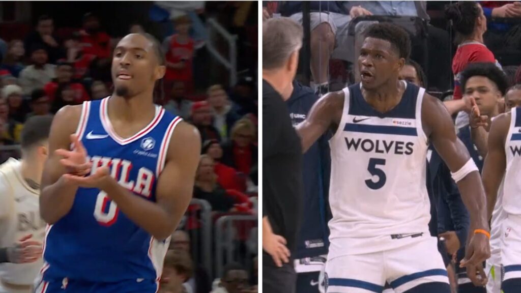 Nba showdown: A thrilling backcourt clash between the Sixers and Wolves (1h)